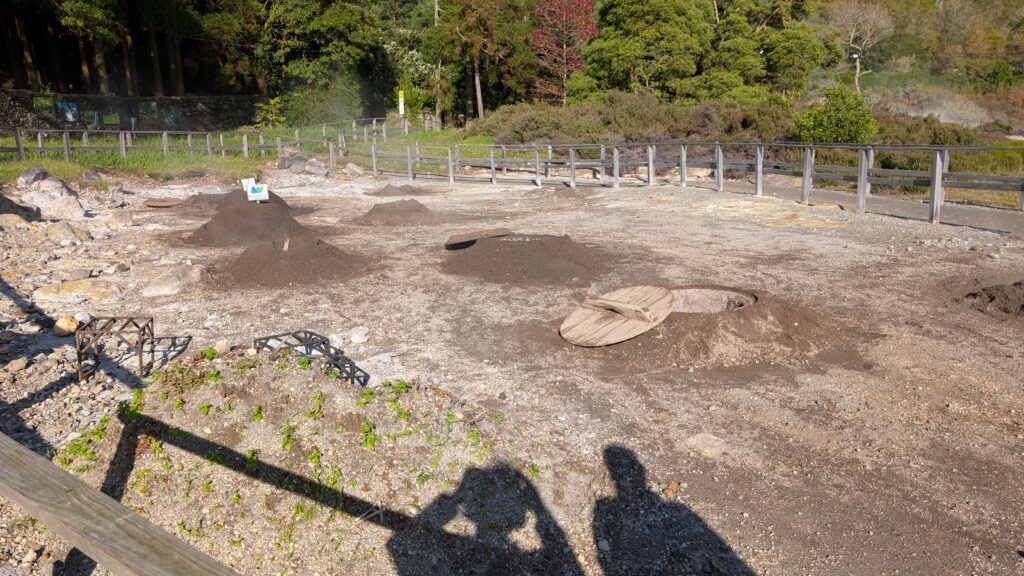 A "cozido field" in Furnas.