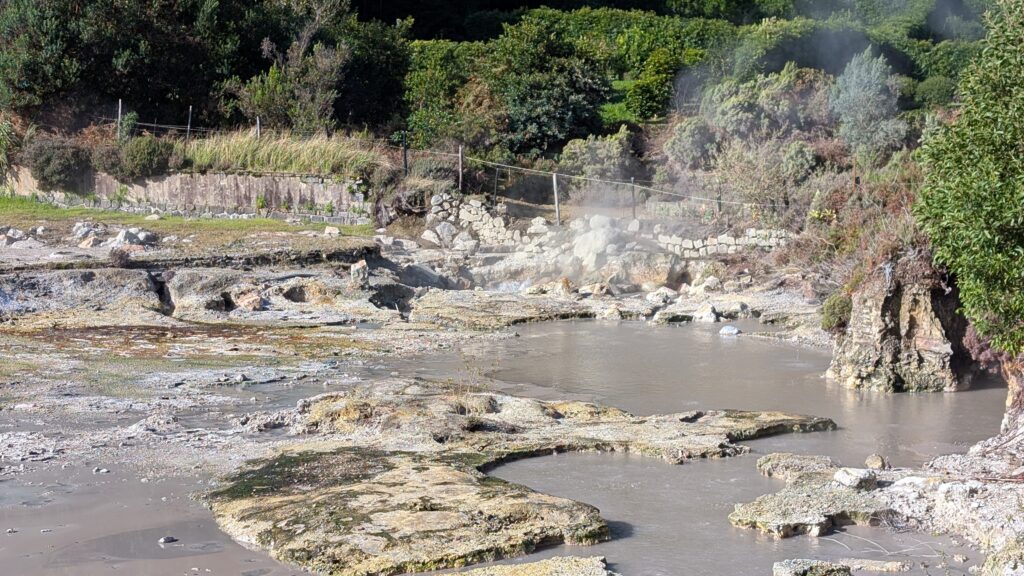 Sulphur stream and ponds.